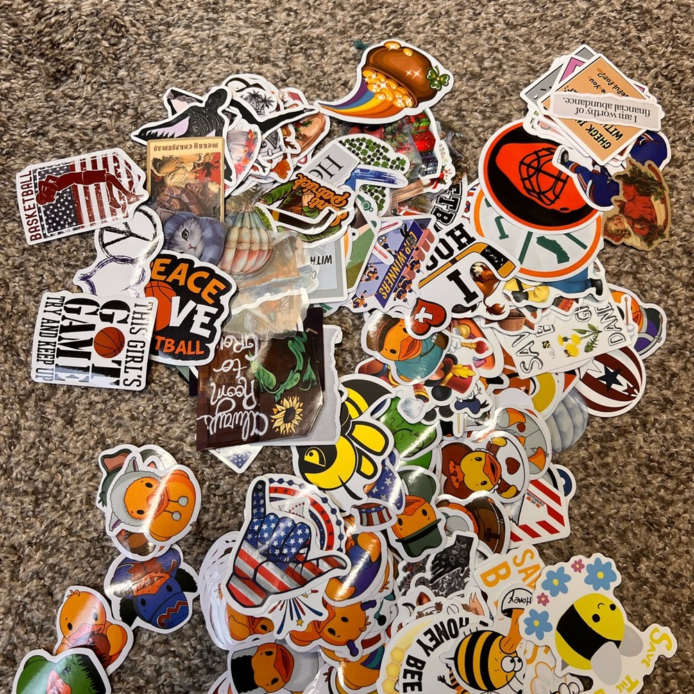 Colorful Scrapbook Paper and Sticker Set - Picture 5 of 6